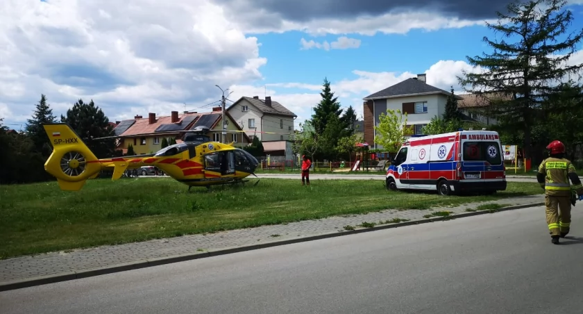 Dramatyczne zdarzenie w Łukowie. 10-latek nadział się na ogrodzenie (NASZ NEWS)
