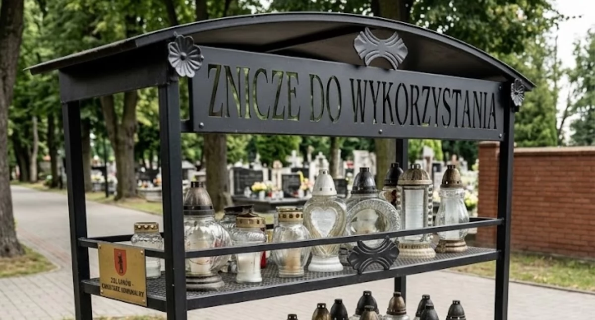 Koniec z wyrzucaniem dobrych zniczy w Łukowie. Zarządca cmentarza wprowadza radykalne zmiany