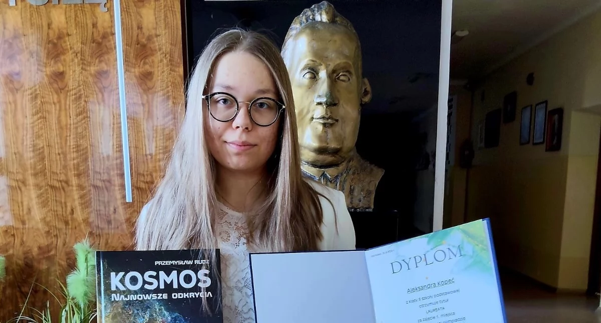 Sukces na miarę kraju. Aleksandra Kopeć z Łukowa najlepsza w ogólnopolskiej olimpiadzie z matematyki!