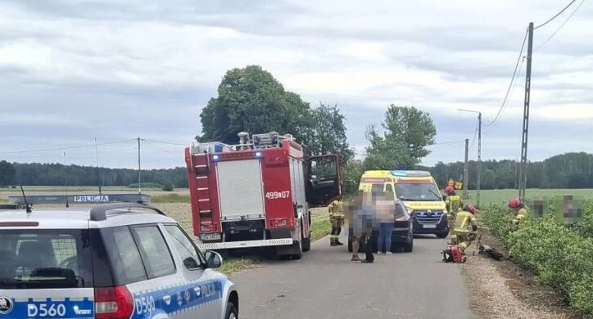 6-latek na minicrossie wpada pod forda. Dziecko w szpitalu, sprawa w sądzie rodzinnym