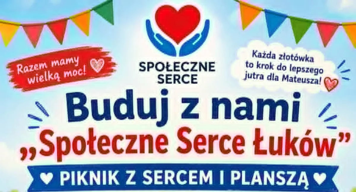 Piknik z sercem w Ławkach. Zagraj w planszówki i pomóż Mateuszowi stanąć na nogi!