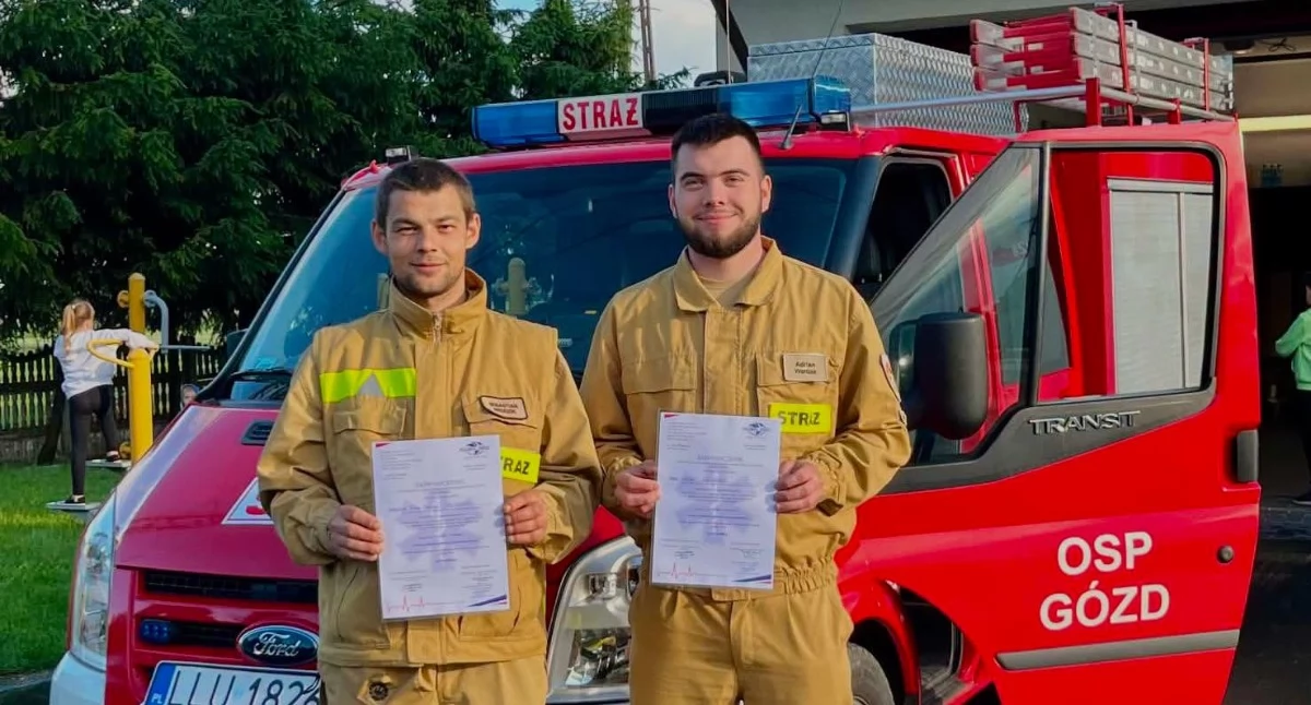 Będzie bezpieczniej w  gminie Stanin. Strażacy z OSP Gózd podnoszą poprzeczkę!