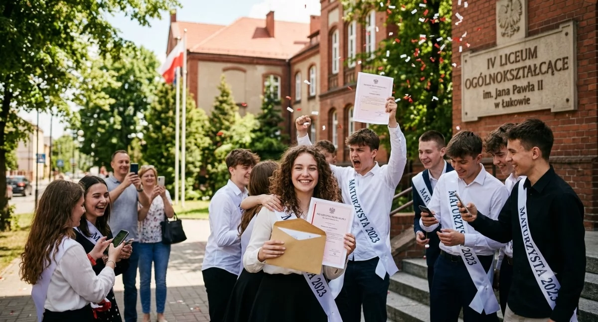 Znamy wyniki matur w powiecie łukowskim! Gdzie poszło najlepiej, a kto czeka na poprawki?