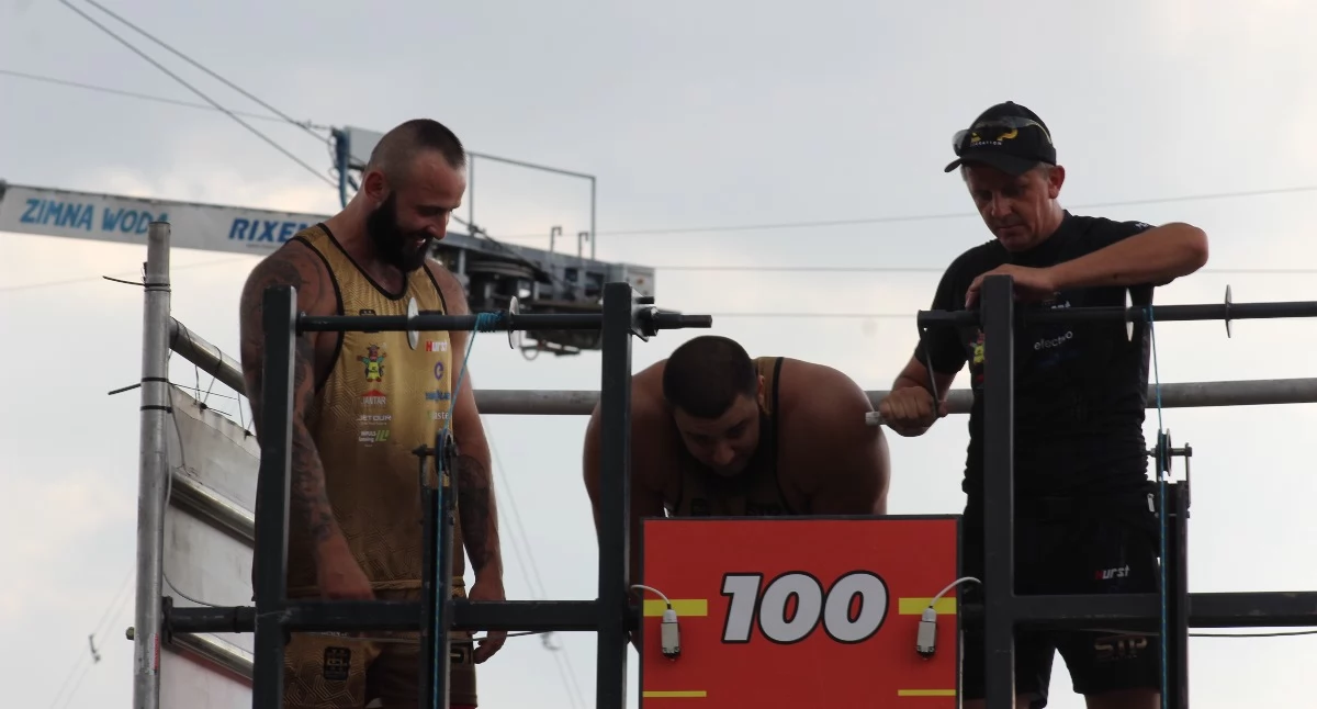 Ale pech nad Zimną Wodą! Ulewa przerwała Puchar Polski Strongman w Łukowie [FOTO]