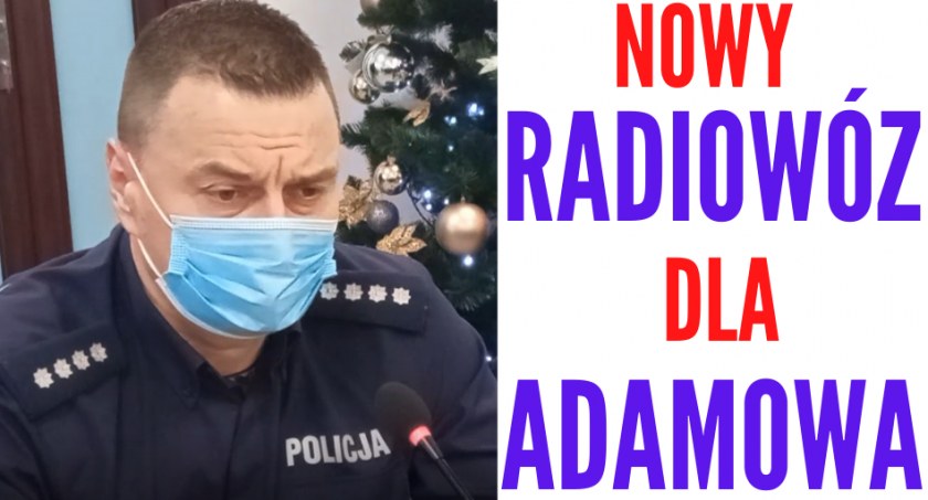 ADAMÓW: Policjanci chcą kupić nowy radiowóz (WIDEO)