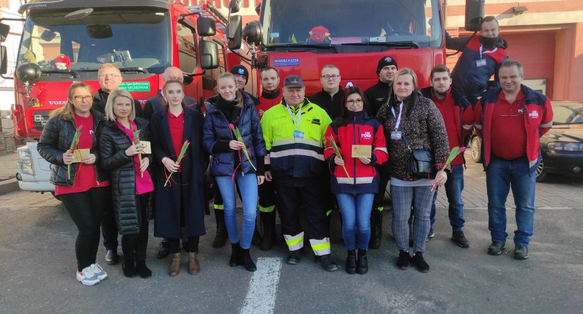 Akcja krwiodawstwa u strażaków w Stoczku Łukowskim 