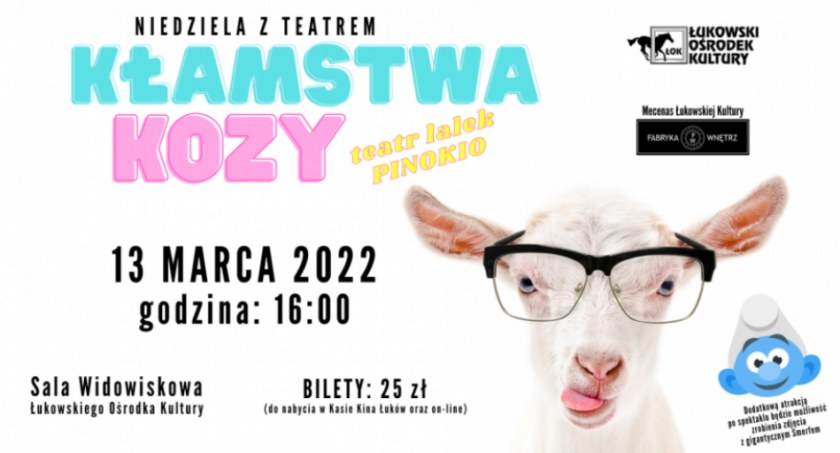 Niedziela z teatrem: Kłamstwa Kozy. Zaproszenie 