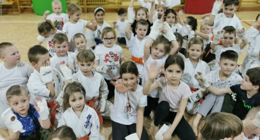 Zimowa akademia karate w Łukowie 