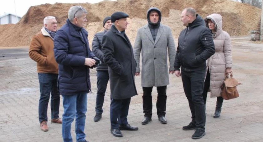 Delegacja Łukowa w Krośnie. Podglądali jak działa elektrociepłownia 
