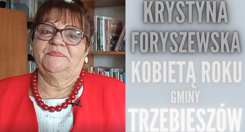 Krystyna Foryszewska została Kobietą Roku gminy Trzebieszów 