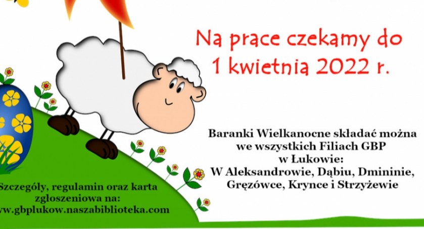 Gmina Łuków. Rusza konkurs na Baranka Wielkanocnego 