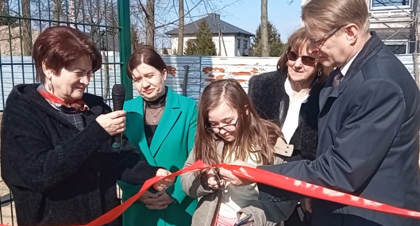Wólka Domaszewska ma nowe boisko. Już padł pierwszy gol 