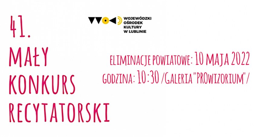 Eliminacje 41. Małego Konkursu Recytatorskiego dla powiatu łukowskiego
