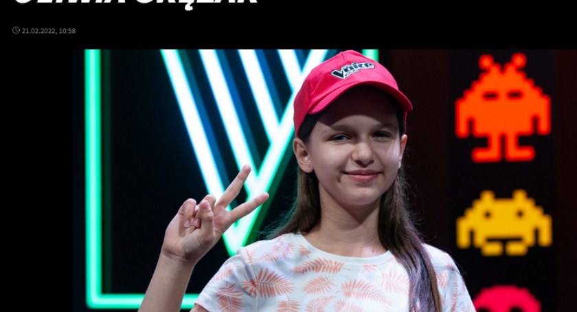 Głosujemy na Oliwię Gręzak w plebiscycie The Voice Kids TVP!!!