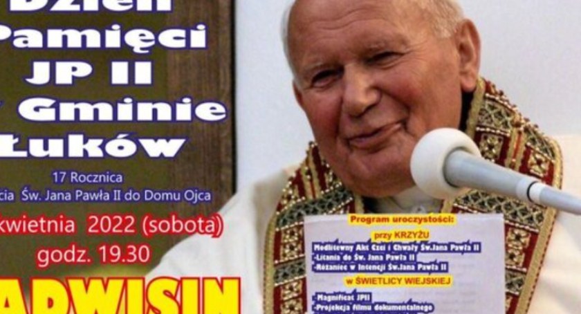 Gmina Łuków: W rocznicę śmierci św. Jana Pawła II