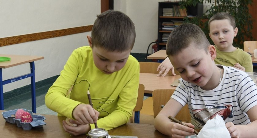 Trwają warsztaty wielkanocne z Muzeum Regionalnym w Łukowie (ZDJĘCIA)