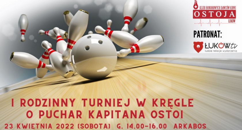 Zagrają w kręgle. Organizatorzy zapraszają całe rodziny. Patronat lukow.tv