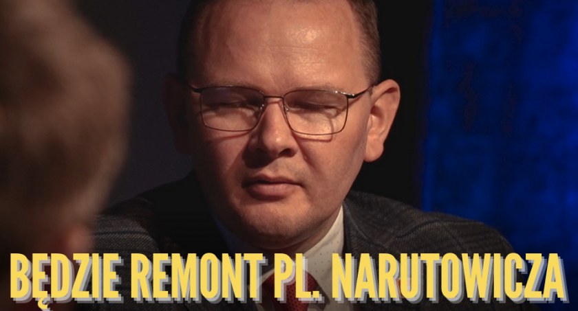 Piotr Płudowski dla lukow.tv. Inwestycje w Łukowie to m.in. drogi i Plac Narutowicza 