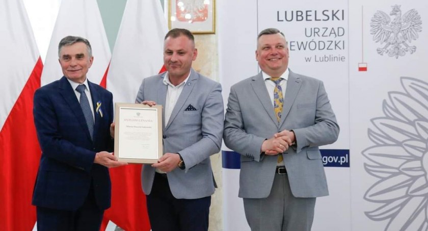 Burmistrz Stoczka uhonorowany za walkę z Covid - 19 