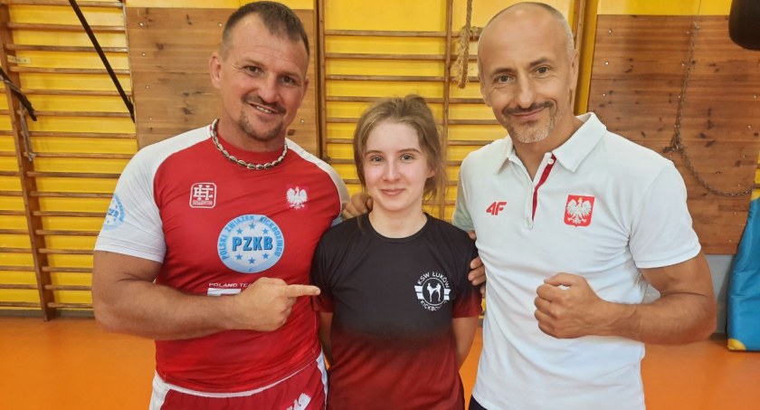 Marta Pawlikowska z czarnym pasem w kickboxingu