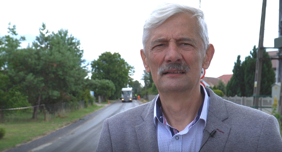 Droga z Trzebieszowa do Dębowirzchów z nowym 