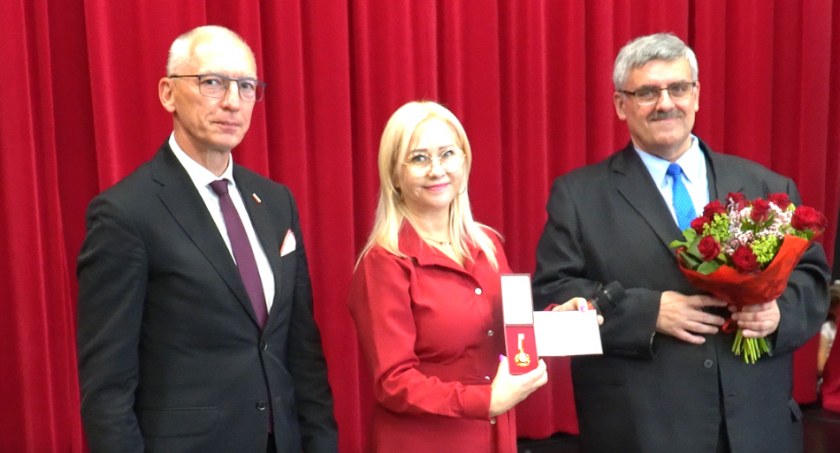 Iwona Brodzik z Medalem Zasłużony dla Kultury Polskiej 