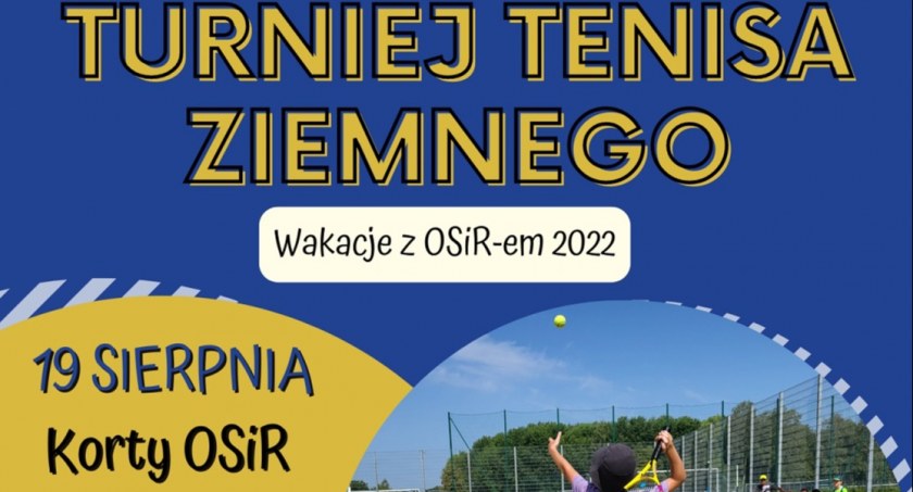 Zapisy na turniej tenisa ziemnego