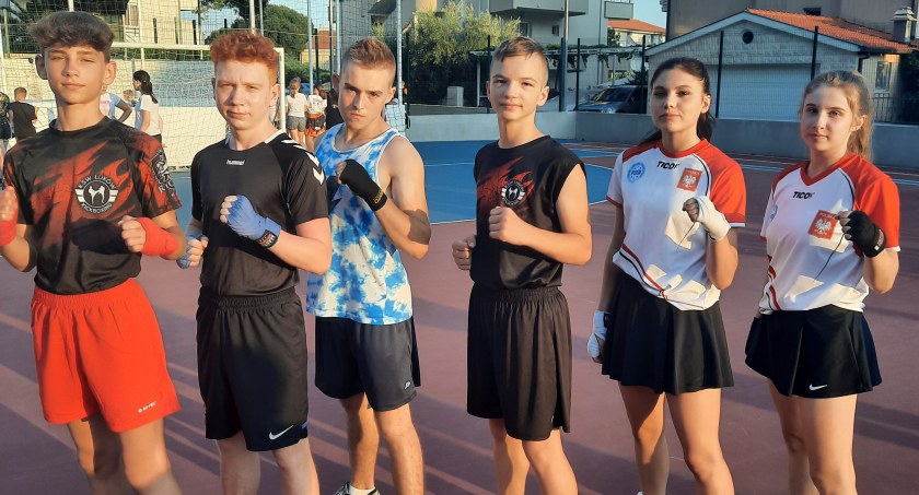 Łukowscy kickboxerzy na  obozie sportowy fightcamp w Chorwacji