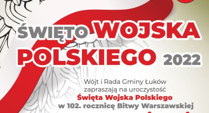 Gmina Łuków: Zaproszenie na wojskowe święto