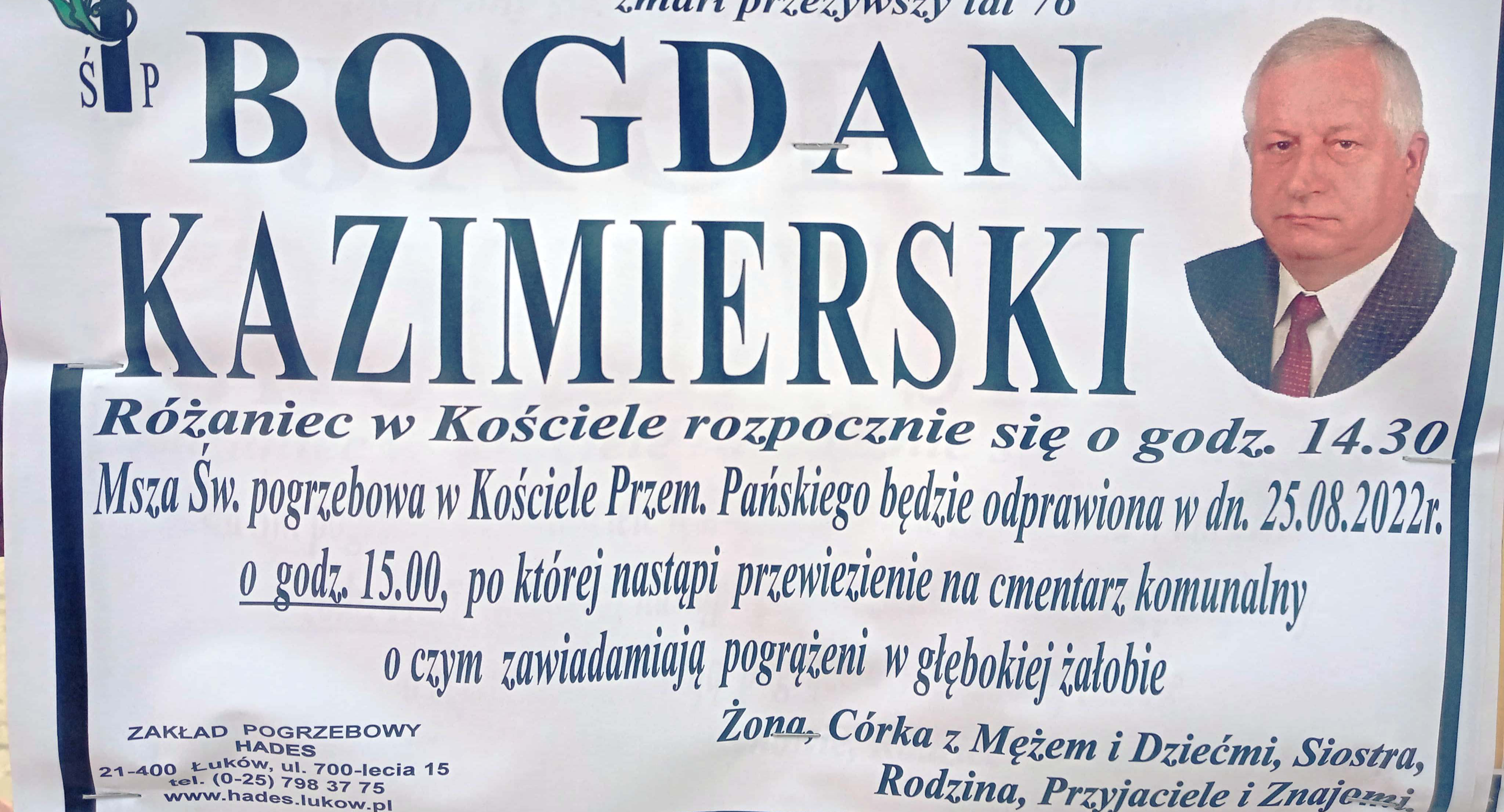 Odszedł Bogdan Kazimierski były prezes dwóch ważnych Banków
