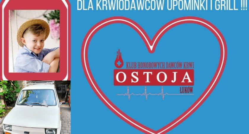Oddaj krew, przejedź się Maluchem. Klub Ostoja z Łukowa zaprasza 