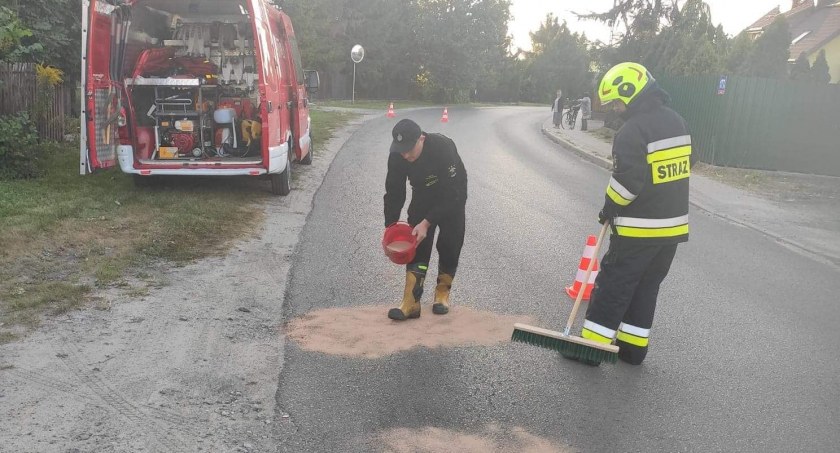 Ale plama w Łazach! Pomogli strażacy 