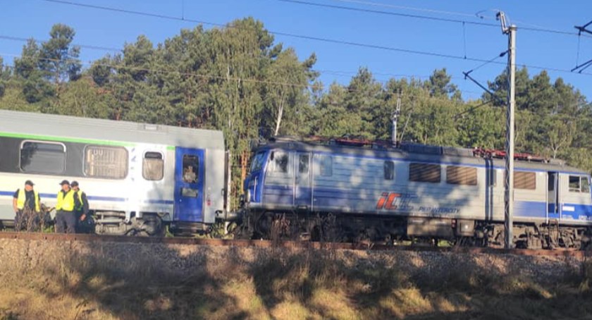 Zapaliła się lokomotywa pociągu na trasie Łuków Siedlce 