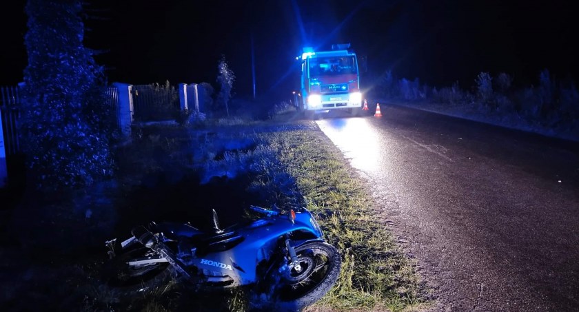 Kolejny wypadek z udziałem motocyklisty! Czarna seria? 