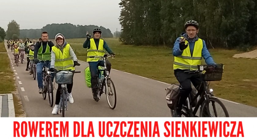 Ponad 45 km na rowerze Szlakiem Henryka Sienkiewicza (WIDEO) 
