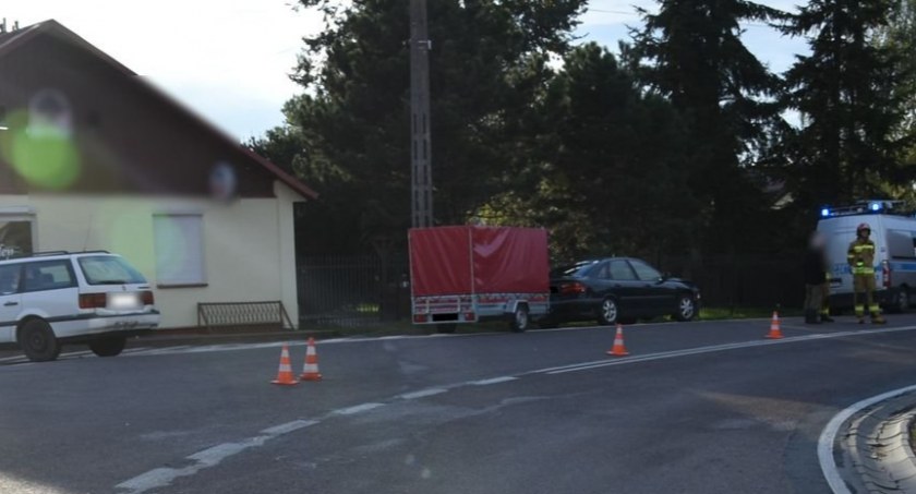 Najechał na tył volkswagena. Jedna osoba w szpitalu 