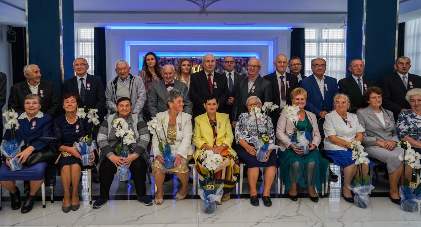 34 pary z Gminy Łuków świętowało Złote Gody 