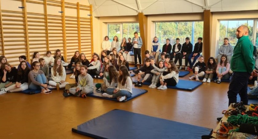 Pasją do gór zarażają uczniów Szkoły Podstawowej nr 2 w Łukowie 