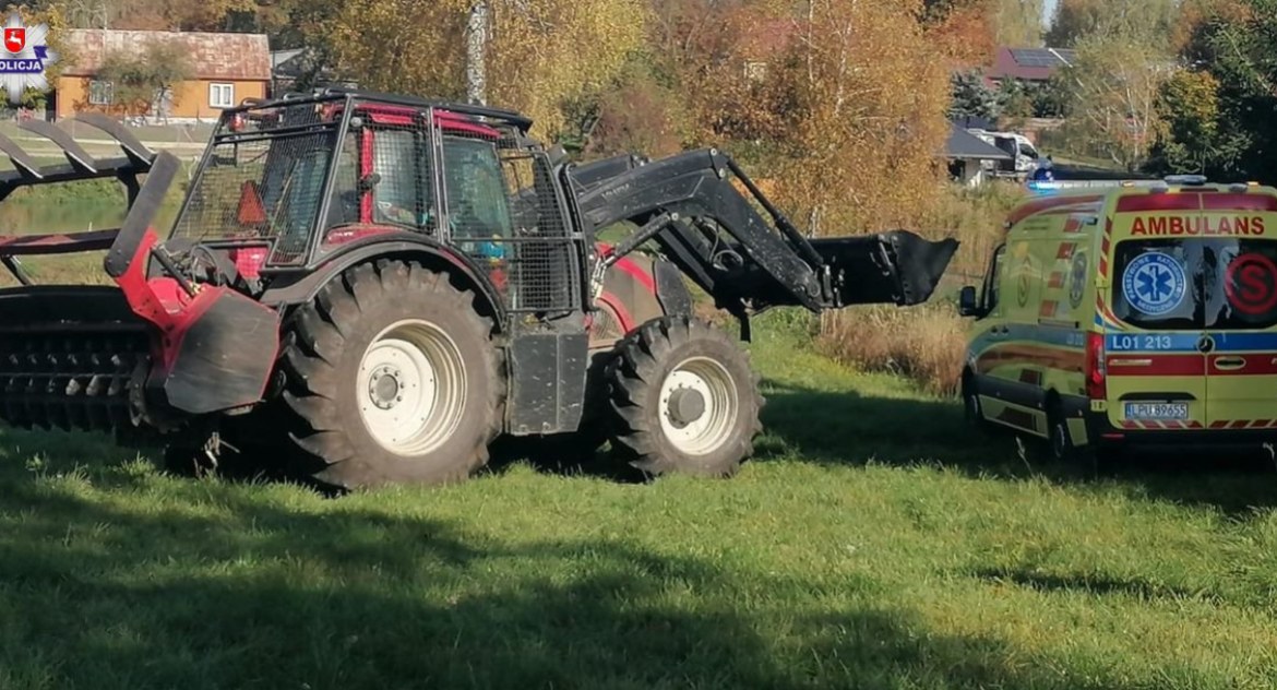 Tragedia. Dotknął piłą linię średniego napięcia. Nie żyje 21-latek porażony prądem