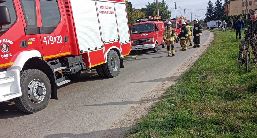 Pożar domu w Zalesiu w Gminie Łuków. Kuriozalna przyczyna