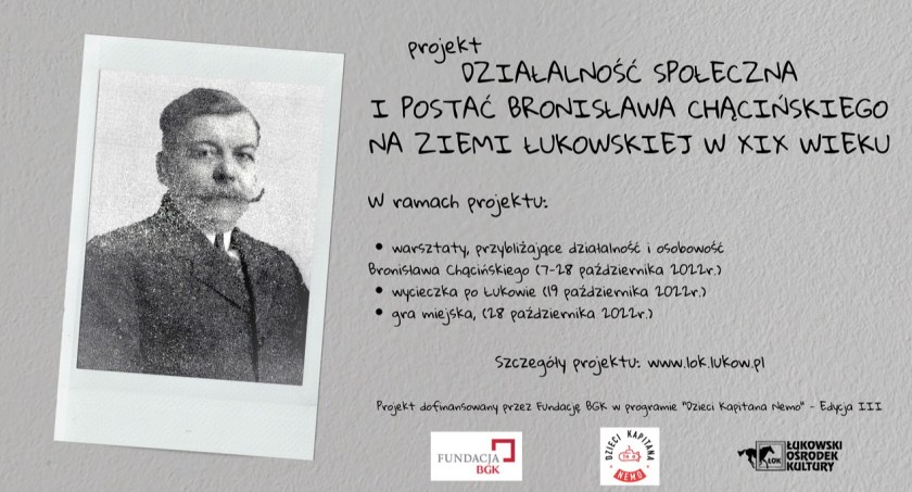 Gra miejska o Bronisławie Chącińskim już w piątek