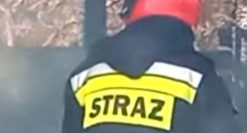 Pożar w Łukowie na ul. Prusa 