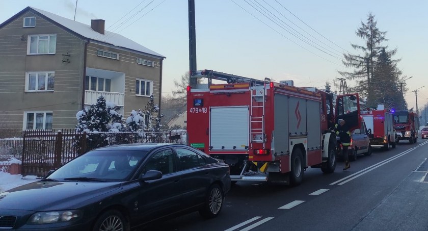 Alarm w Stoczku Łukowskim. Najpierw groził samobójstwem, potem wymyślił pożar 
