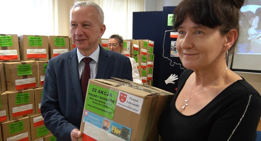 Łukowianie pomagają Ukrainie. 400 paczek w ramach akcji Polacy Rodakom (WIDEO)
