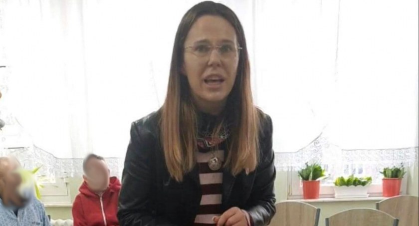  Emilia Orzeł wystąpiła dla pacjentów oddziału psychiatrycznego szpitala w Łukowie
