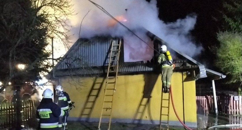 REGION.  Tragiczny pożar. Jedna osoba nie żyje (ZDJĘCIA)