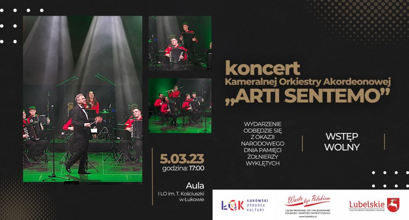 Koncert orkiestry Arti Sentemo realizowany jest w ramach programu Warto być Polakiem