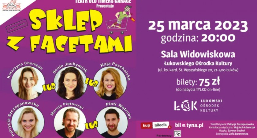 Spektakl Komediowy Sklep z facetami w Łukowie. Mamy dla Was bilety