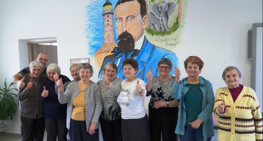 Seniorzy z Woli Burzeckiej na Warsztatach Dziennikarskich z Telewizją Łuków.tv 