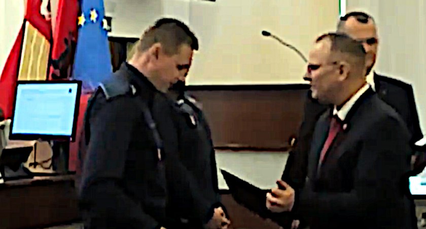 Rada Miasta Łuków doceniła bohaterskich policjantów! 